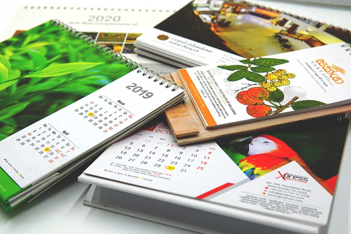 Desk-calanders Digital printing,Sri Lanka,Offset printing,Digital foiling,Binding,Colombo,Battaramulla,CAD printing,Plan printing,Printing,Large format printing,Flex banner print,Quick printing,Visiting Cards,letterheads,wedding card,wedding stationery,invitation and greeting cards,tickets print,variable printing,magazine print,quality print,booklet,tent card,company profile print,dockets,leaflets,brochures,envelope,flyers,labels,tags,bottle labels,sticker print,PVC sticker,x stand,pull up stand,wall arts,posters,fast print,one day print,GTC Xpress,Express printing,Printed Corrugate,Foam Board,gold foiling,silver foiling,rose gold foiling,cd print,cd label,notebook,calendars,thermal laminating,ribbon print,perfect bind,metal binding,plastic binding